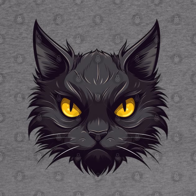 Black cat by RosaliArt
